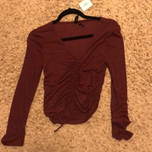 Long Sleeve Crop Top